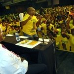 Manifesto 2009 Mr Holomisa and crowd